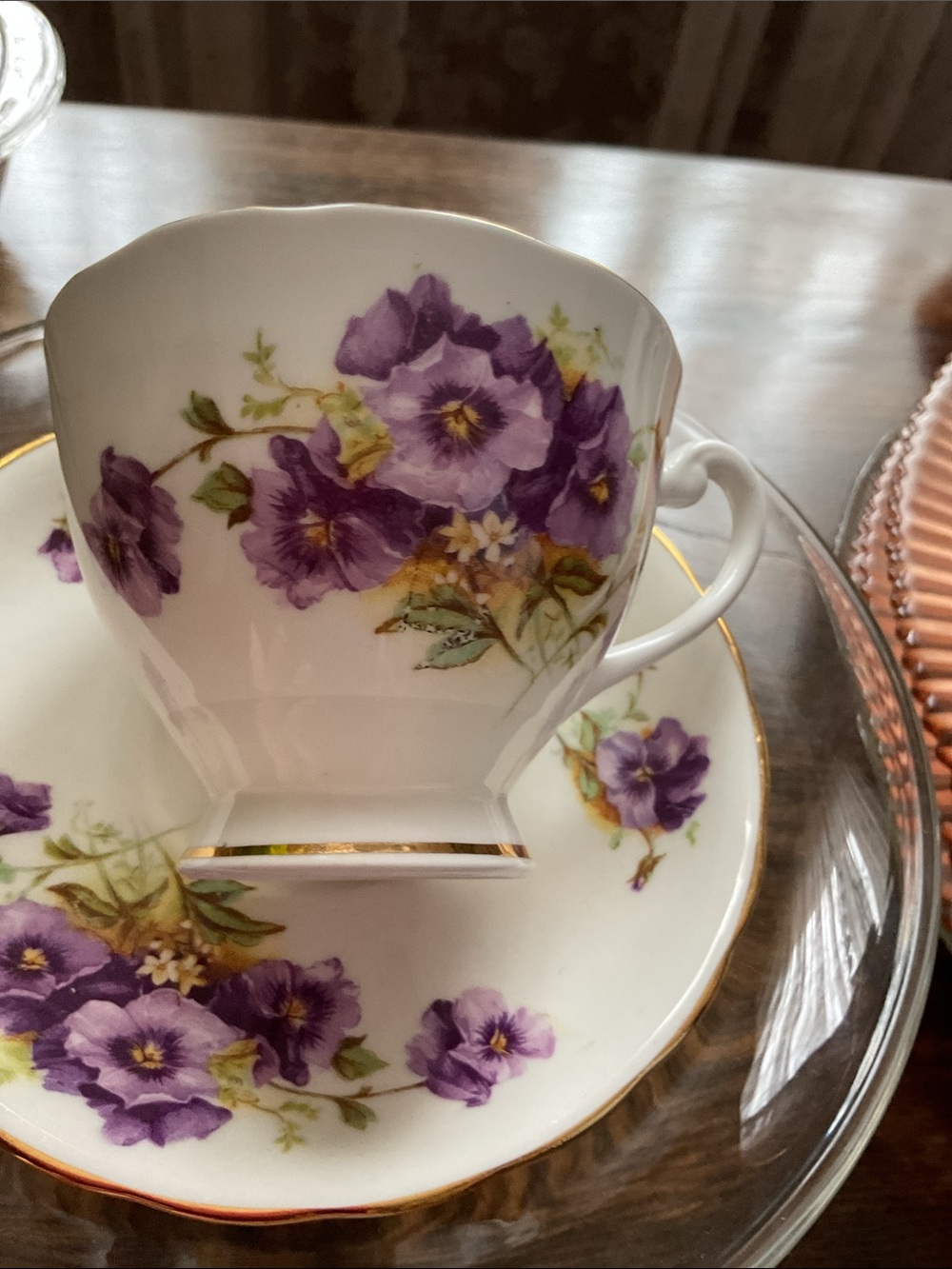 Vintage Windsor bone china cup and saucer